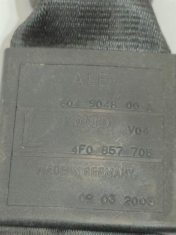 CINTURA DI SICUREZZA ANTERIORE SINISTRA CON PRETENSIONATORE AUDI A6 Berlina Serie C6 (4F2) 4F0857705V04 BSG (0412) - Foto 3