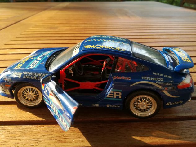 BURAGO 1/18 - PORSCHE 911 CARRERA RACING 1997 - Foto 3