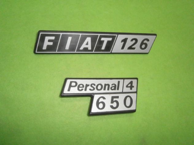 Fiat 126 personal 126 personal 4 126 650 Scritte targhette posteriori Fiat 126 - Foto 3
