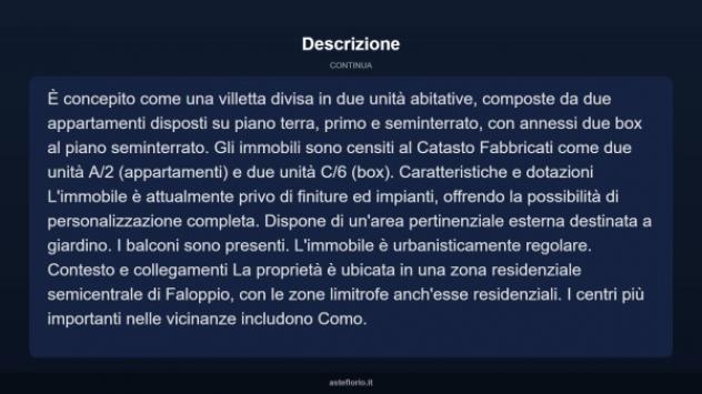 Immobile in asta di 244 m², box auto doppio in vendita a Faloppio - Foto 17