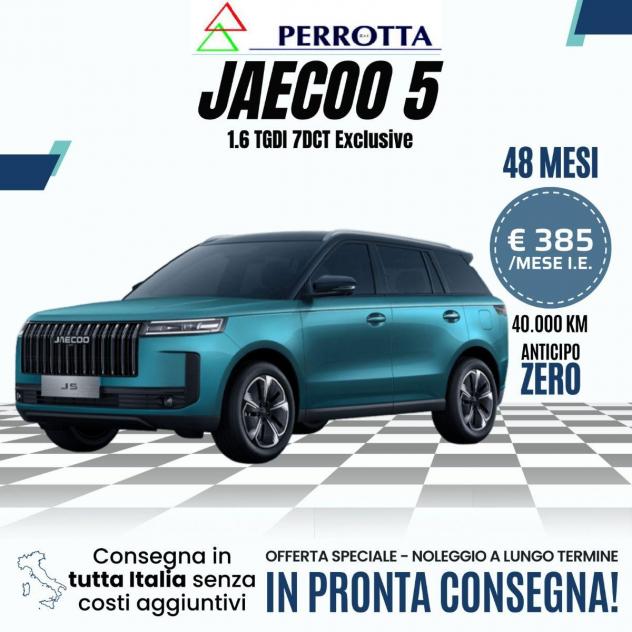 Jaecoo J5 1.6 TGDI 7DCT EXLUSIVE