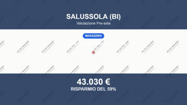 Immobile in asta di 495 m² in vendita a Salussola
