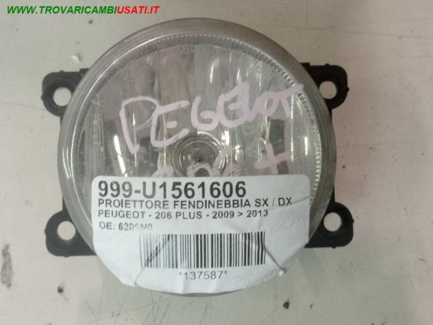 PROIETTORE FENDINEBBIA SX / DX 999-U1561606 Parti elettriche Fanaleria Fendinebbia Fendinebbia dx. CITROEN - DS3 3 PORTE - 2009 2016, PEUGEOT - 20