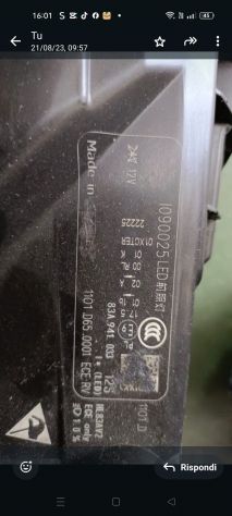 Faro anteriore sx full led audi Q3 lente lesionata 1090025 - Foto 3