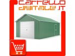 Box prefabbricato, casetta da giardino in lamiera zincata. Capanno ricovero &hellip;