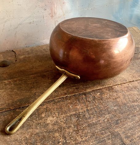 Padellino vintage rame ottone buono stato di conservazione - Foto 3