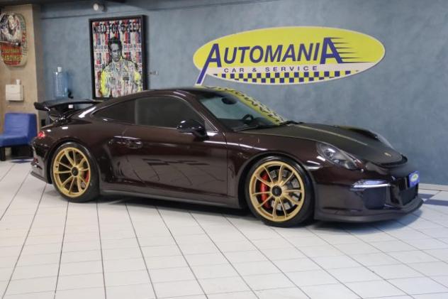 PORSCHE 911 991 3.8 GT3 APPROVED 2028 - MARRONE MOGANO PTS rif. 23119892