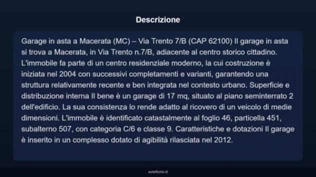 Immobile in asta di 17 m² in vendita a Macerata - Foto 3