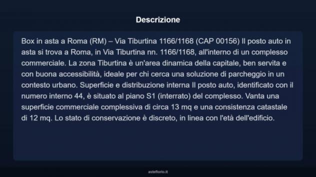 Immobile in asta di 13 m² in vendita a Roma - Foto 4