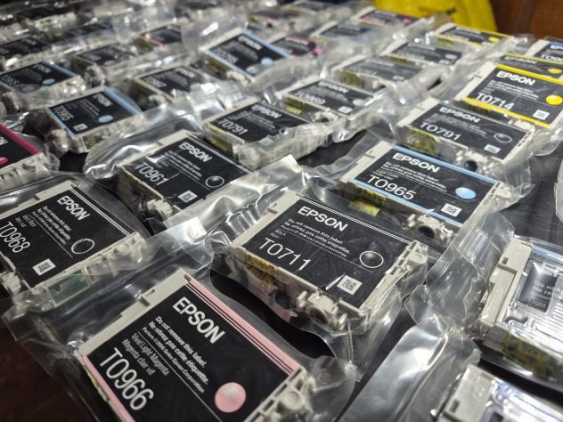 Cartucce Epson Stylus Photo Lupo Gufo Sigillate Originali serie T09 T07