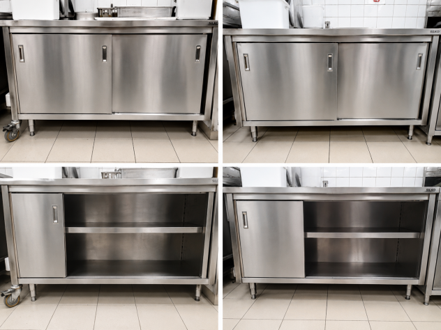 Bancone professionale inox Silko
