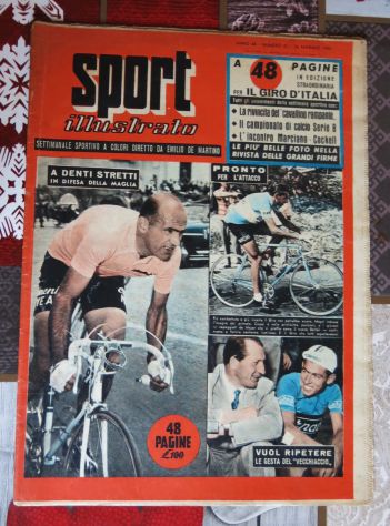 SPORT ILLUSTRATO 26-6-1955 - CICLISMO GIRO D'ITALIA - CALCIO JUGOSLAVIA ITALIA -