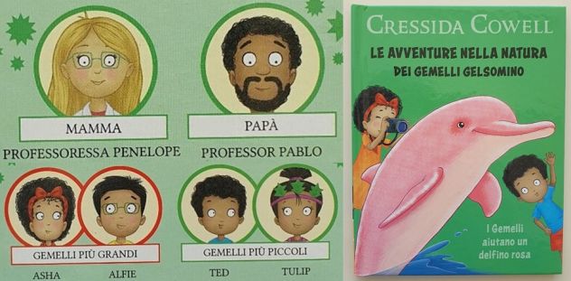 Le Avventure Nella Natura Dei Gemelli Gelsomino, Cressida Cowell, 2020.