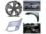 Audi Q5 frontale fanale led griglia radiatore ossatura parafango 2017>20