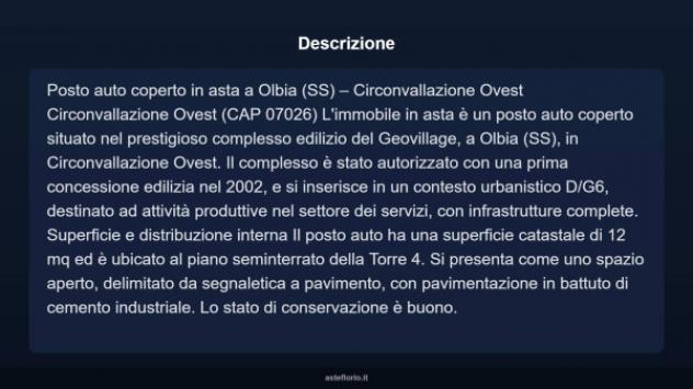 Immobile in asta di 12 m² in vendita a Olbia - Foto 4