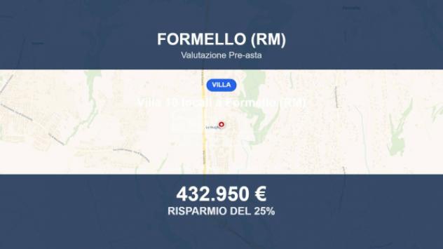 Immobile in asta di 300 m² con più di 5 locali e box auto in vendita a Formello
