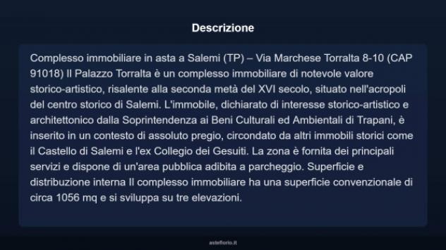 Immobile in asta di 1056 m² con più di 5 locali in vendita a Salemi - Foto 7