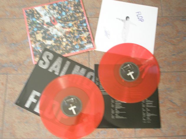 SALMO - FLOP - 2XLP Rossi - FIRMATO (Timbrato) - SOLO CONSEGNE