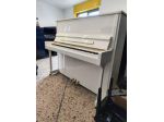 Pianoforte Hoffmann 128 T bianco lucido seminuovo con trasporto e panca