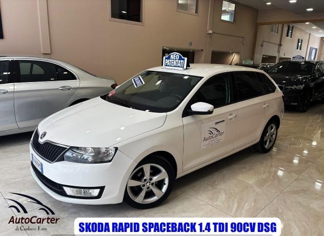 Skoda Rapid 1.4 TDI 90CV AUTOMATICA COME NUOVA - Foto 3