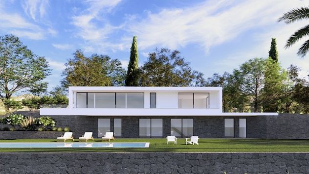 Valverde / San Nicolò – Villa in corso di costruzione con vista mare