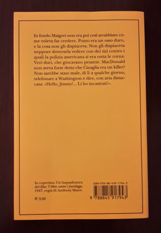 MAIGRET, LOGNON E I GANGSTER, GEORGES SIMENON, GLI ADELPHI 2009. - Foto 3