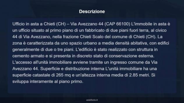 Immobile in asta di 265 m² con più di 5 locali in vendita a Chieti - Foto 5