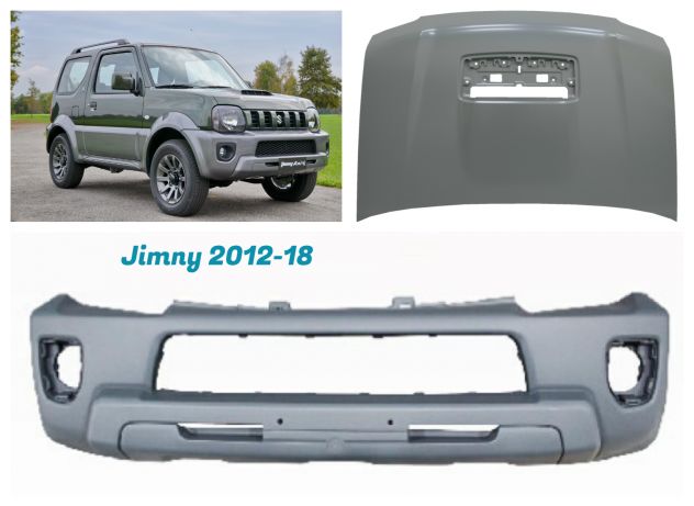 Suzuki Jimny frontale parafango ammortizzatori frizione cofano 2012-18