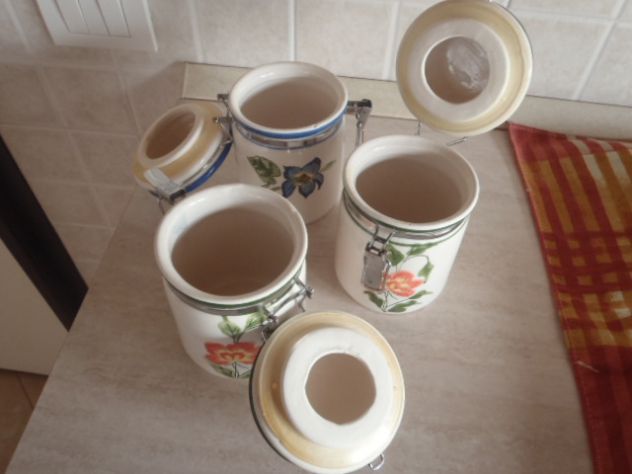 Barattoli in ceramica decorati - Foto 3