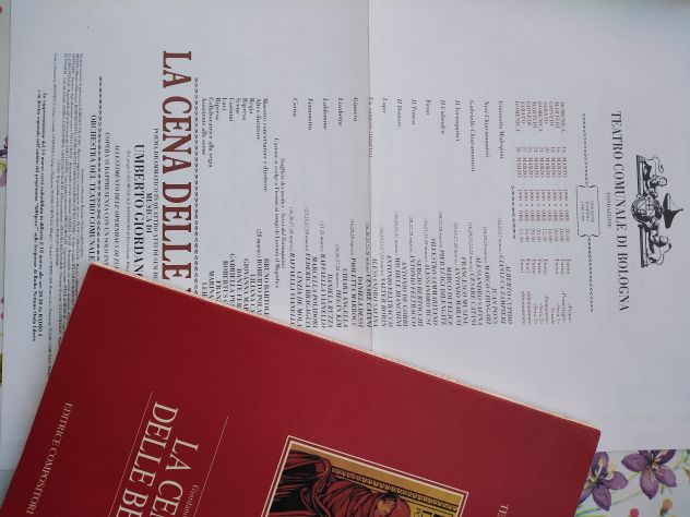 Cena delle beffe Umberto Giordano Teatro Comun. Bologna Roberto Verti LOCANDINA - Foto 2