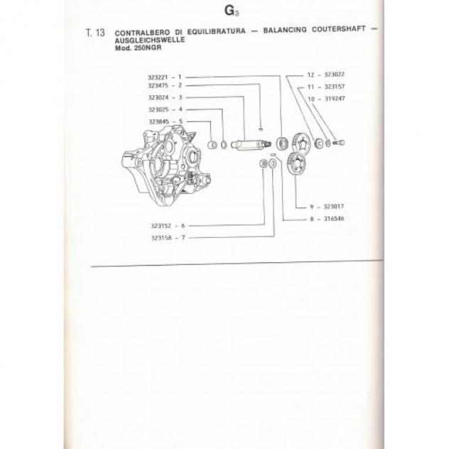 Catalogo ricambi Gilera NGR 250 - Foto 2