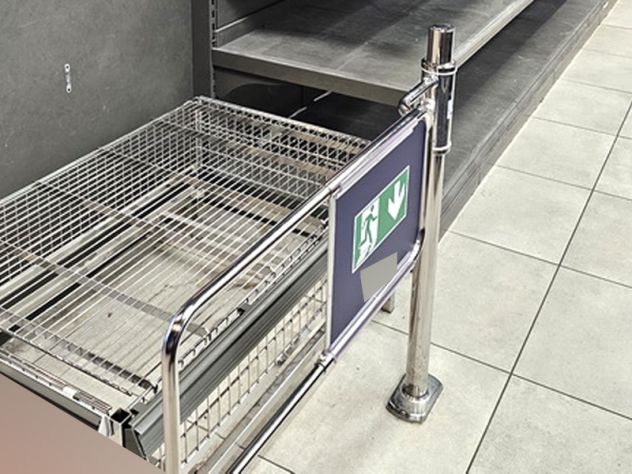 separatore market con tornello usato - Foto 6