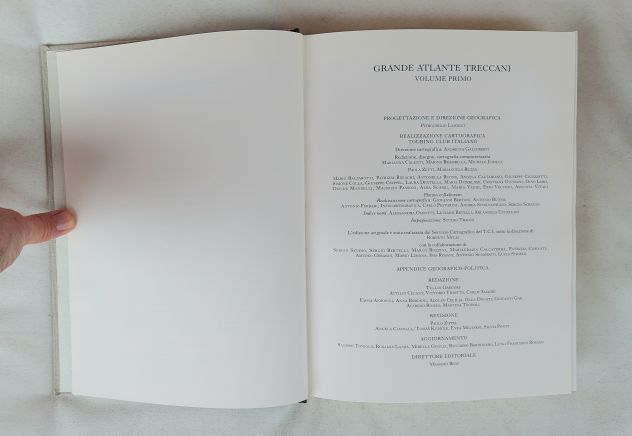 Grande atlante Treccani(Cartografia T.C.I.)Vol.I Cartografia Vol.II Appendice In - Foto 8