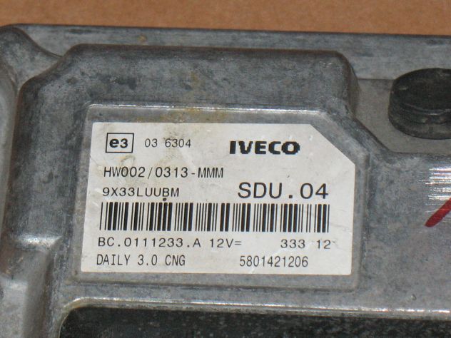5801421206 ECU IVECO DAILY GPL 3.0 5801421206 HW002 0313-MMM SDU.04 - Foto 2