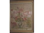 GRANDE QUADRO CON CORNICE DI ANTIQUARIATO FIRMATO