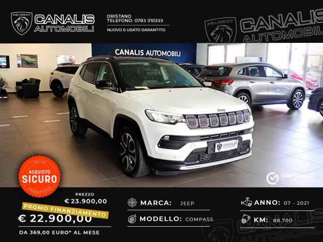 Jeep Compass 1.6 Multijet II 2WD Limited - 2021 - AZIENDALE