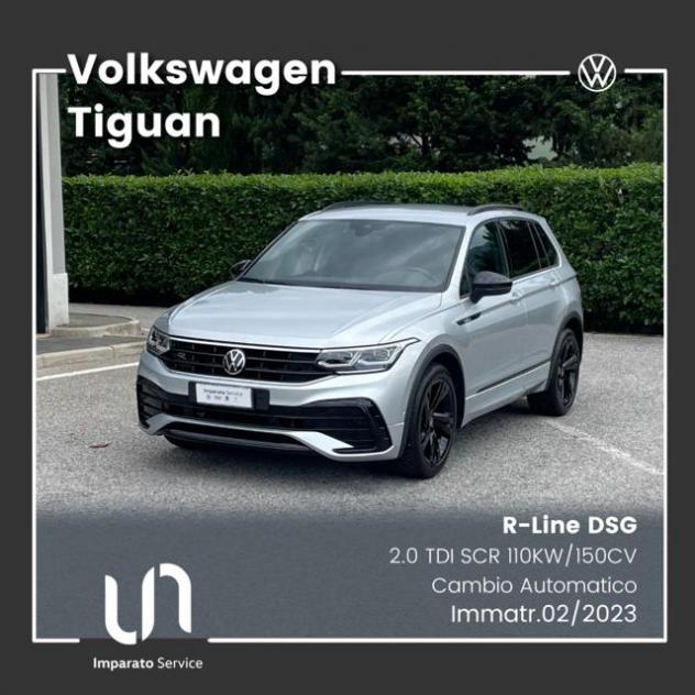 VOLKSWAGEN Tiguan 2.0 TDI SCR DSG R-Line 110KW/150CV rif. 23877657