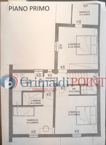 Casa semindipendente in vendita a Casciavola - Cascina 135 mq Rif: 1240866 - Foto 3