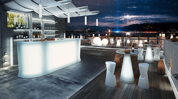 Bancone Bar Componibile per Esterno Marvy di Lyxo