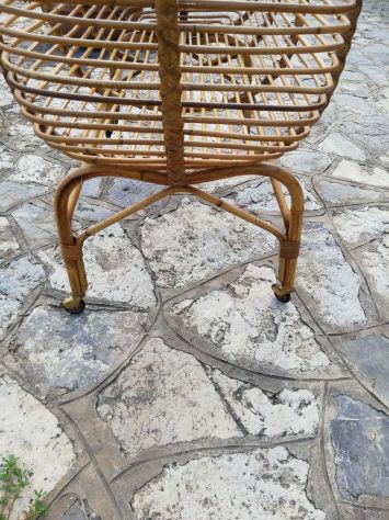 CULLA IN RATTAN ORIGINALE - Foto 4