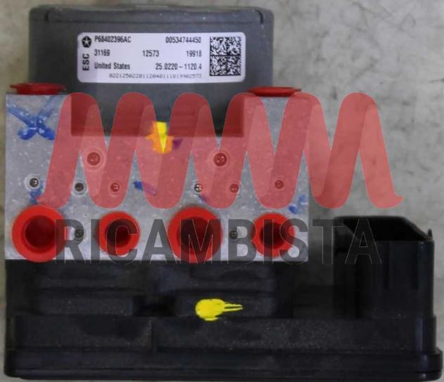 68357599AA Jeep Compass 1.4 centralina ABS gruppo pompa ATE
