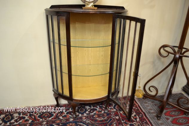 Vetrina-cristalliera stile Art Déco del XX secolo - Foto 7