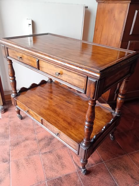 Mobiletto legno anticato