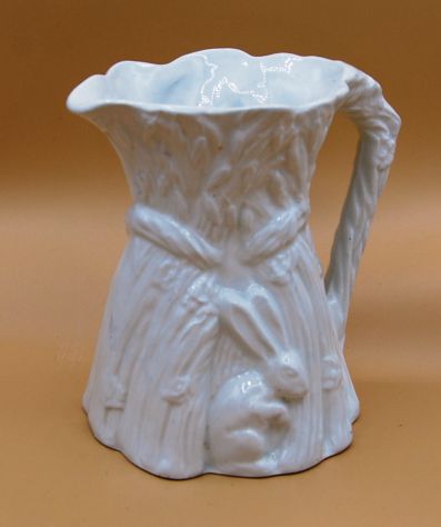 brocca ceramica inglese istoriata