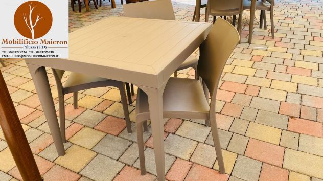 Sedie Tavoli Teramo In Polipropilene Impilabili Arredo Bar Ristorante Esterno - Foto 9