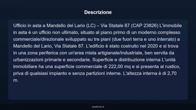 Immobile in asta di 222 m² in vendita a Mandello del Lario - Foto 4