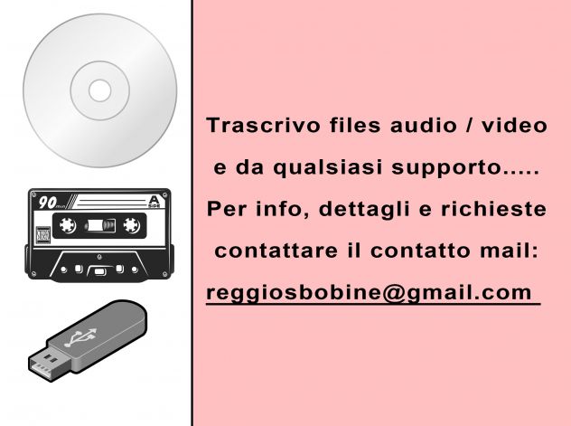 Trascrizioni files audio video