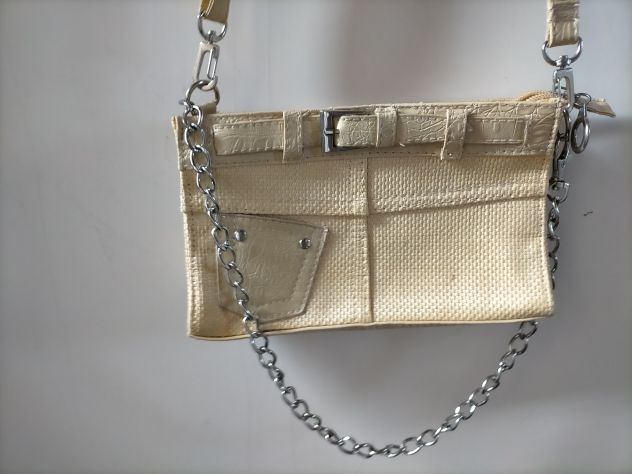 Borsetta beige con tracolla - Foto 2