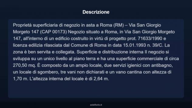 Immobile in asta di 270 m² in vendita a Roma - Foto 10