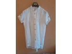 Camicia Donna Camicione maniche corte 100% lino made in Italy